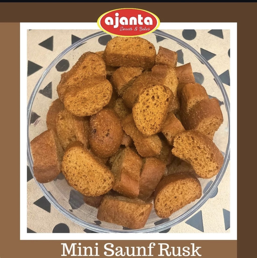 Mini Saunf Rusk (250gm)